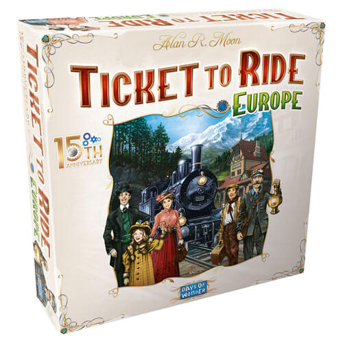 Ticket to Ride Europe 15th Anniversary Edition Board Game