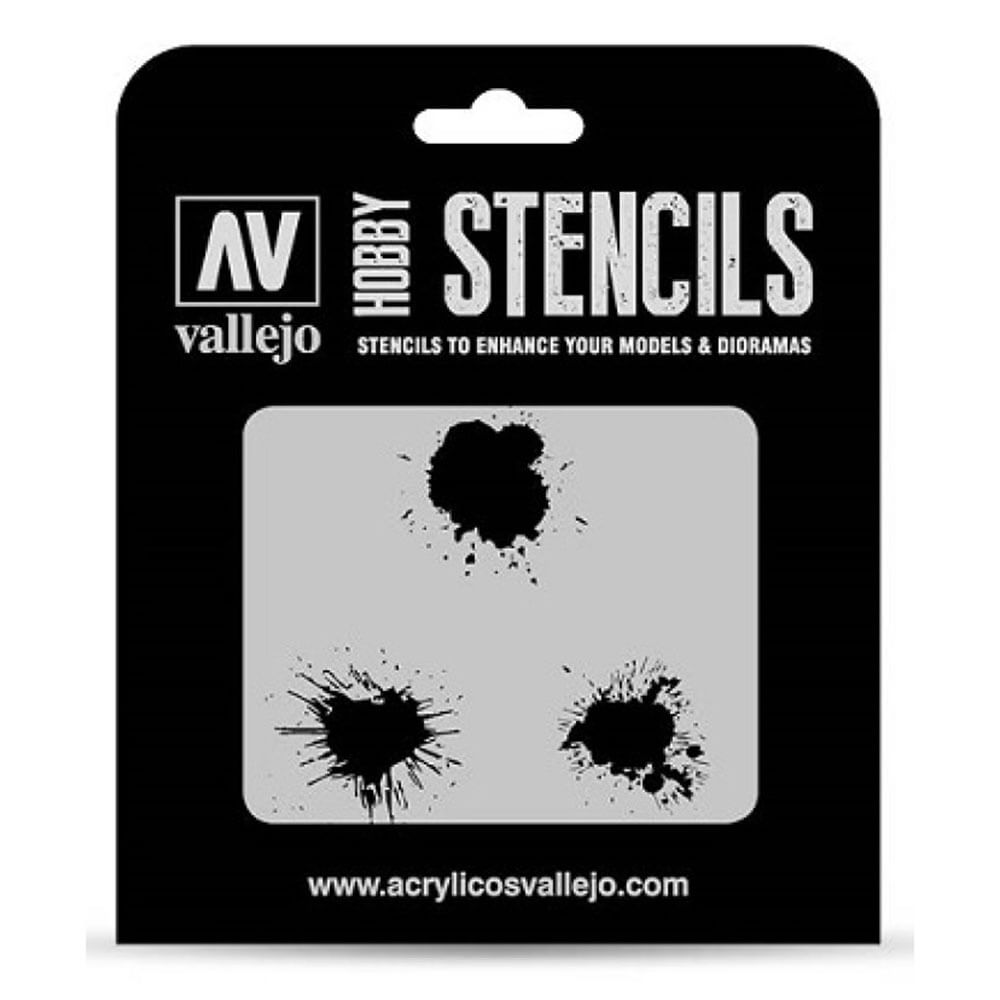 Vallejo stencils textureffekter