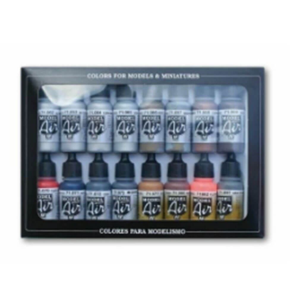 Model Air Paint Set of 16 Colour