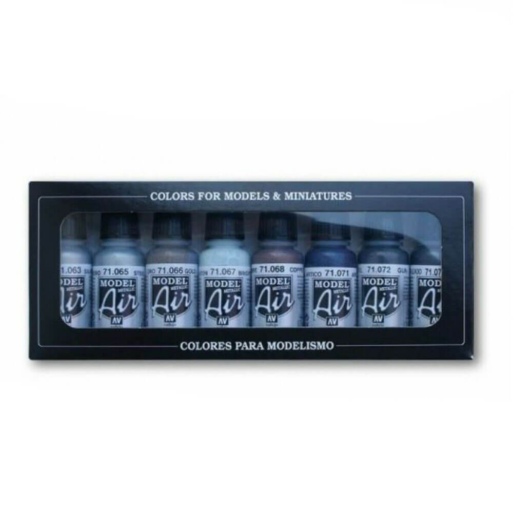 Vallejo Model Air Paint Set of 8 Colour