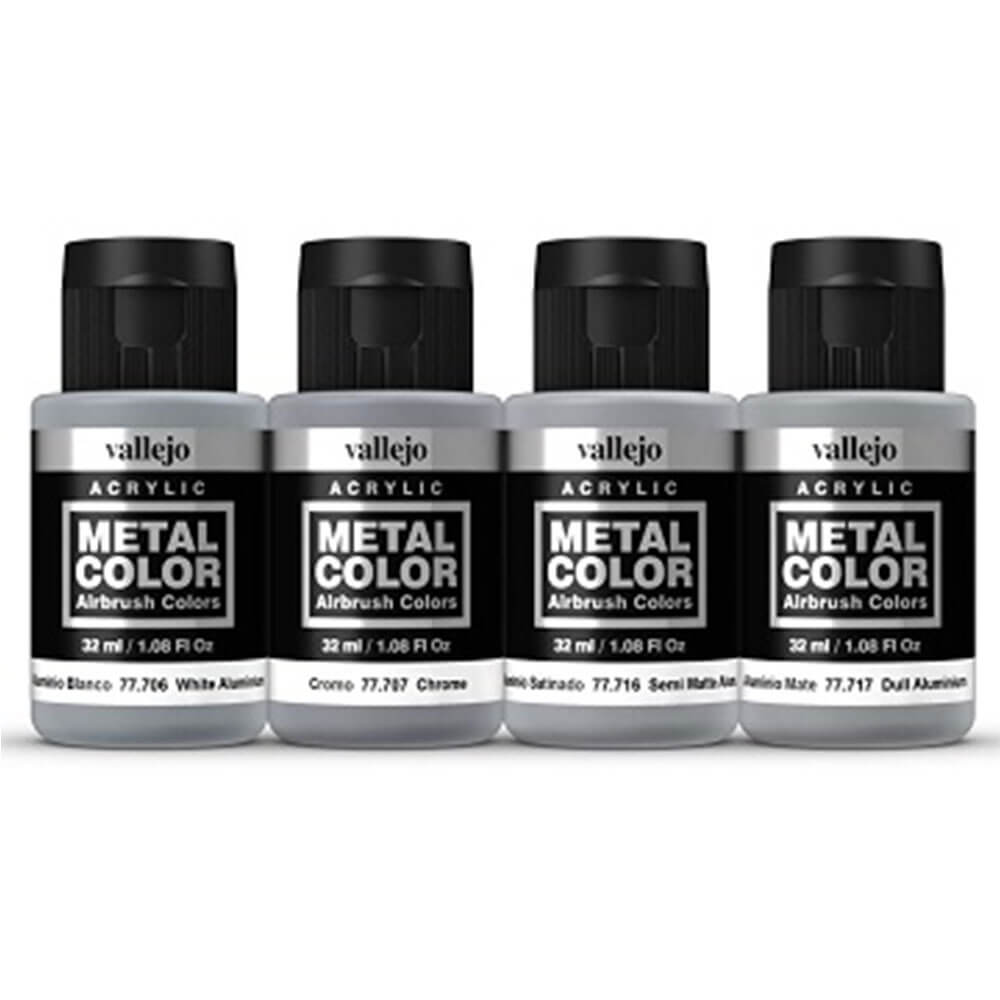 Vallejo Metal Color 4pcs akrylmalingssæt