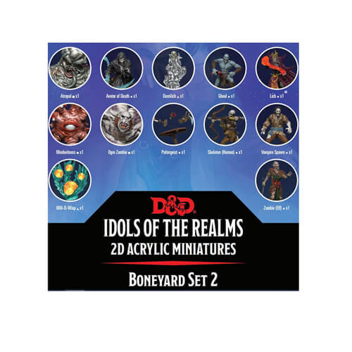 D&D Idols of the Realms Boneyard 2D Set