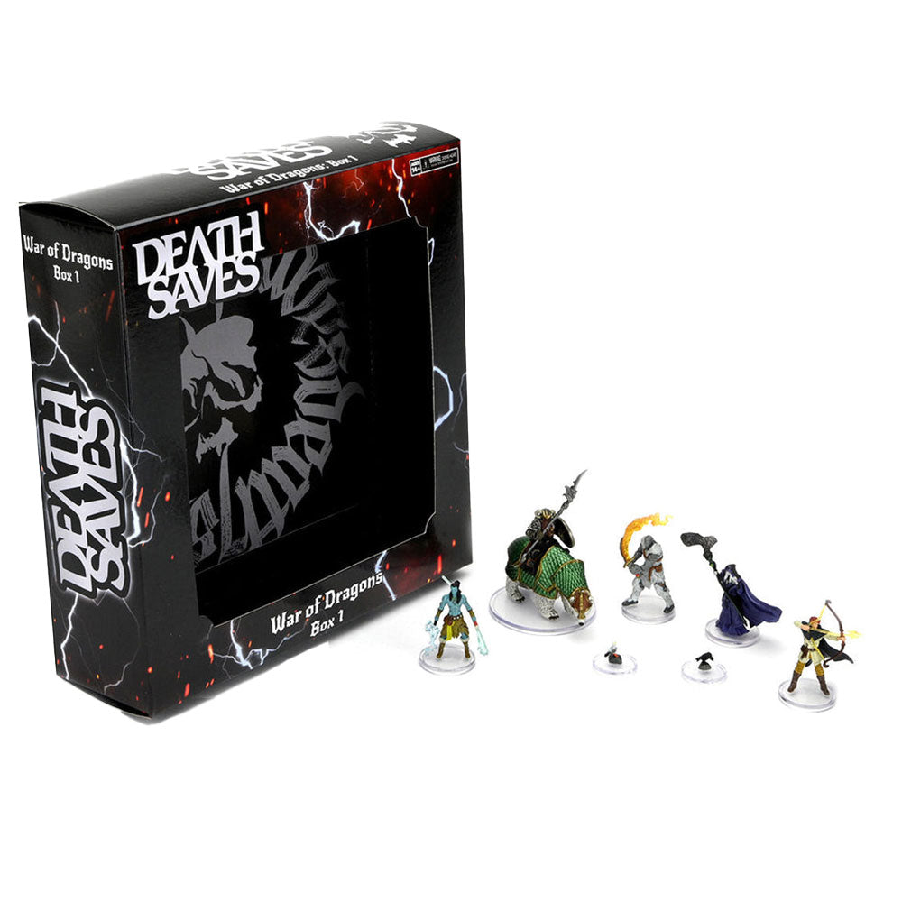 D&D Death Saves War of Dragons premiumfigurer