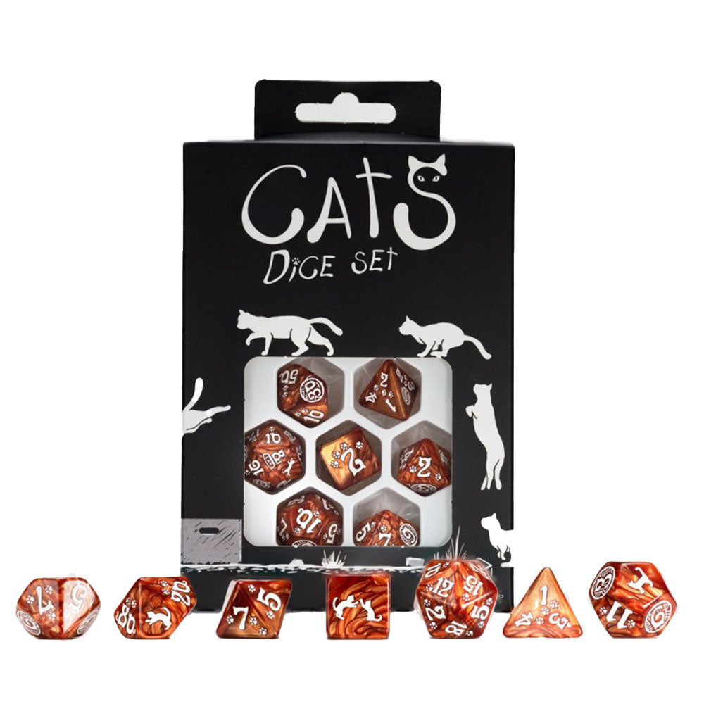 Q atelier Cats DICE Set 7pcs