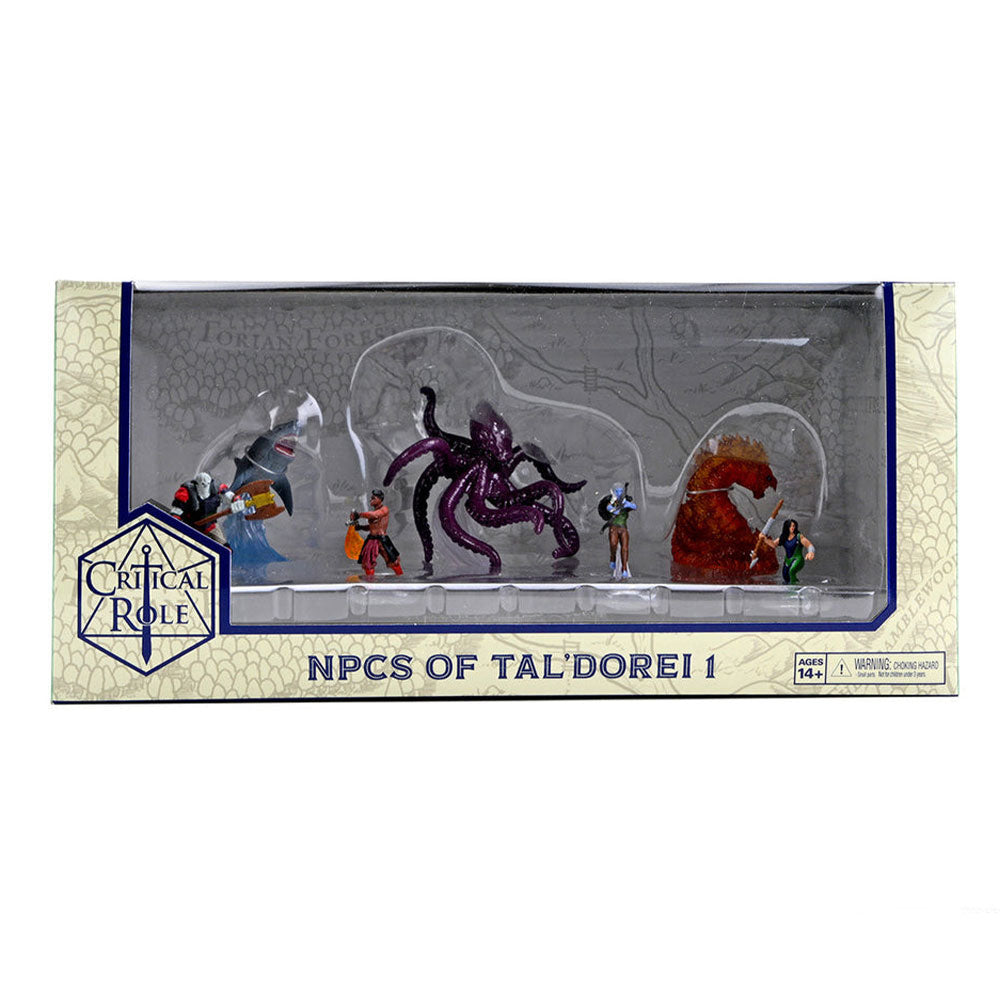 Kritisk rolle NPC'er af Tal'Dorei Miniature Set