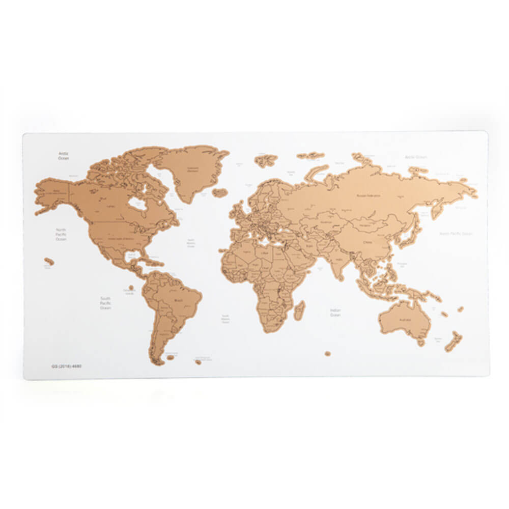 Scratch Me Away Magnetic Travel Map