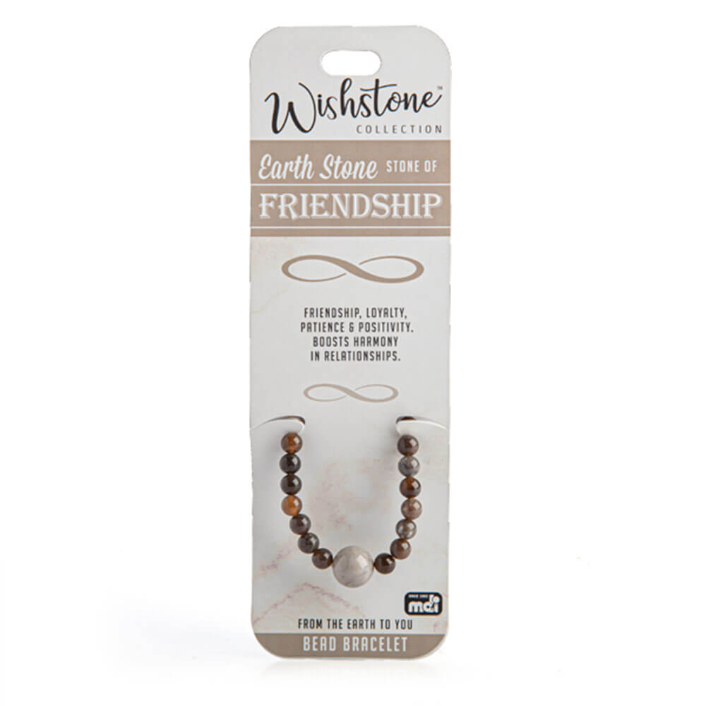 Wishstone Collection Earth Stone Bead Bracelet