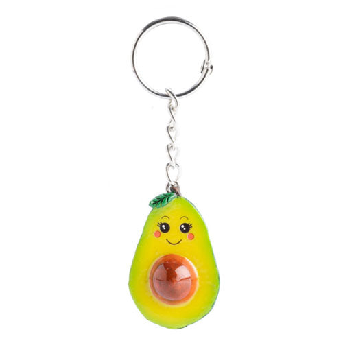 Guacamoleez Hand Painted Avocado Keychain