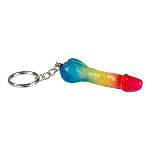 Rainbow Willy Keychain