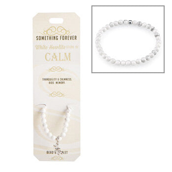 White Howlite Calm Bracelet