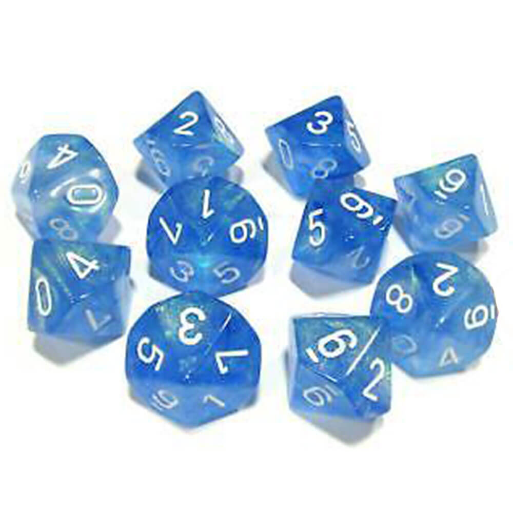 Conjunto de Borealis de 10 mortos de Chessex D10