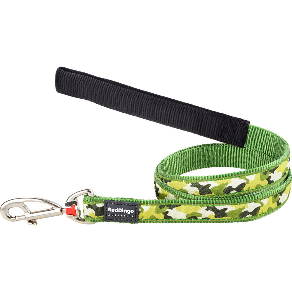 Plomo para perros de camuflaje (verde)