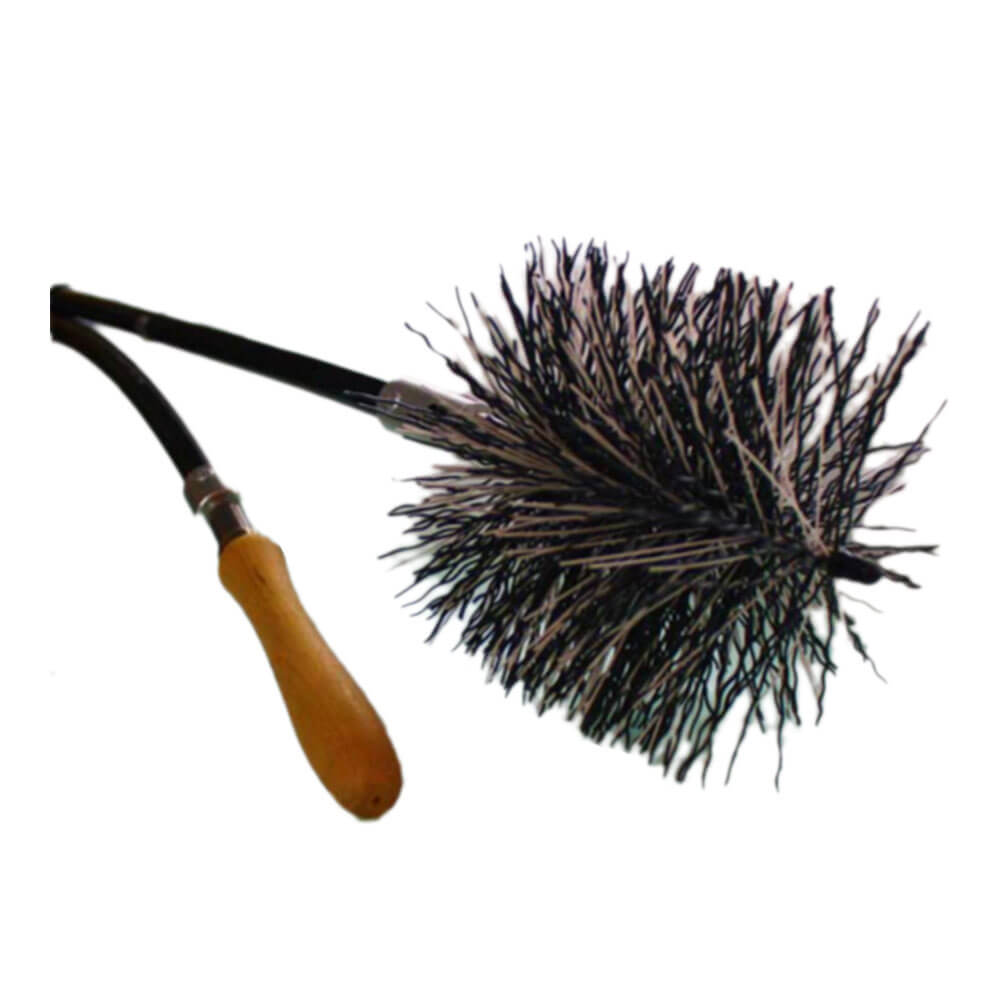 FireUp Nylon/Poly Mix Flue Brush 7" Head for Flexi Flue Kits