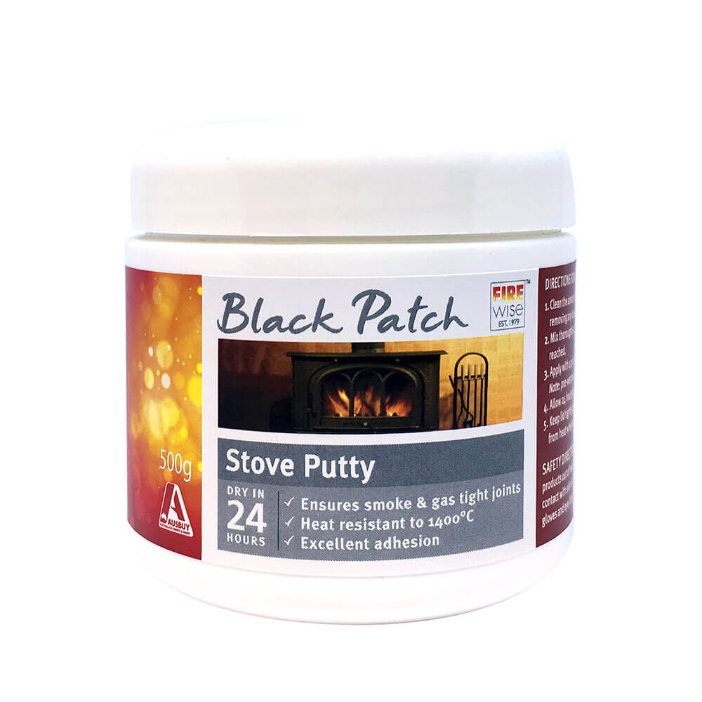 Gewreven Black Patch Fornuis Putty