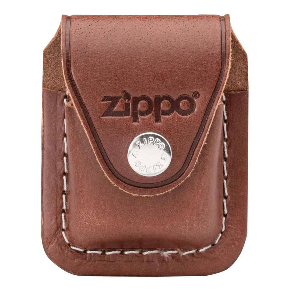 Zippo accessoire lederen zakje met clip