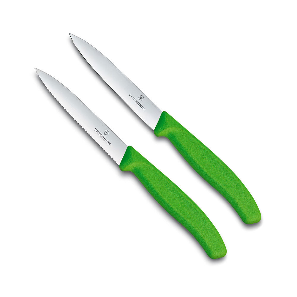 Victorinox puntige gekarteld paring mes 2 stcs 10 cm