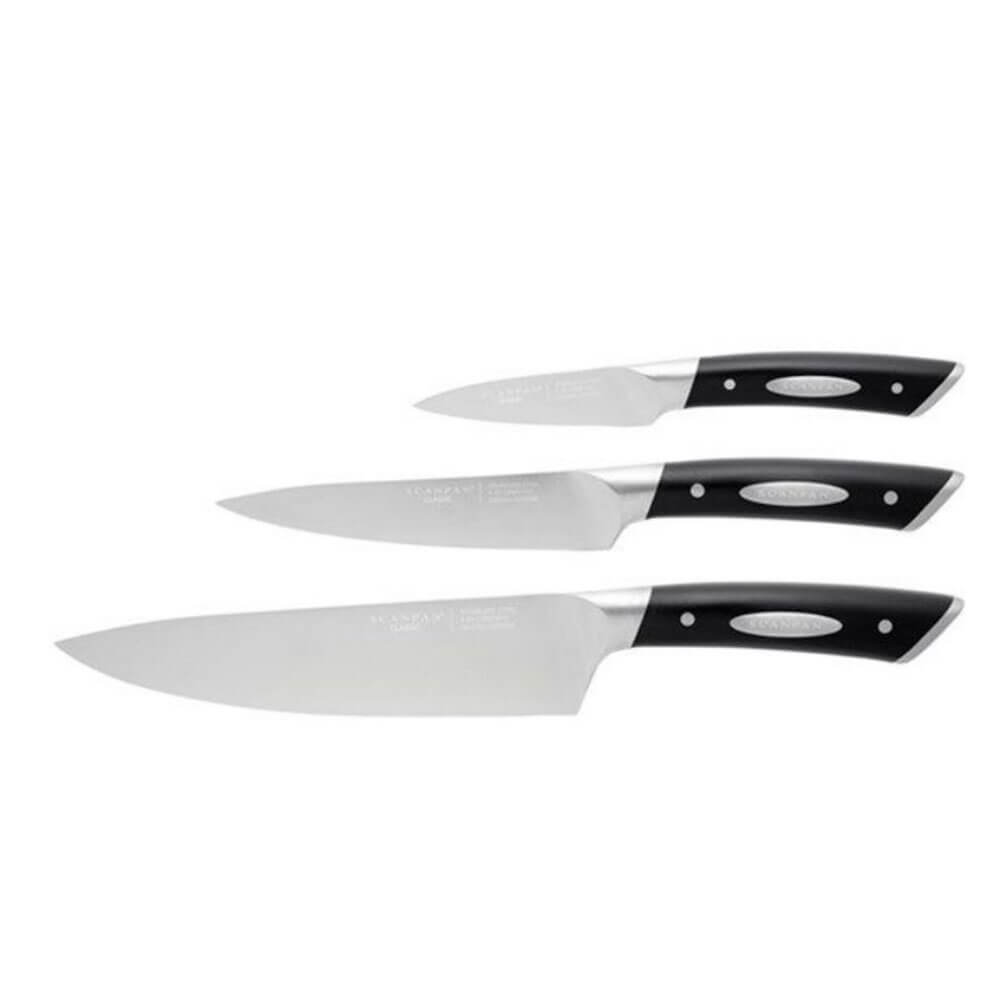 Scanpan Classic Chef Chef Knife Set (3pcs)