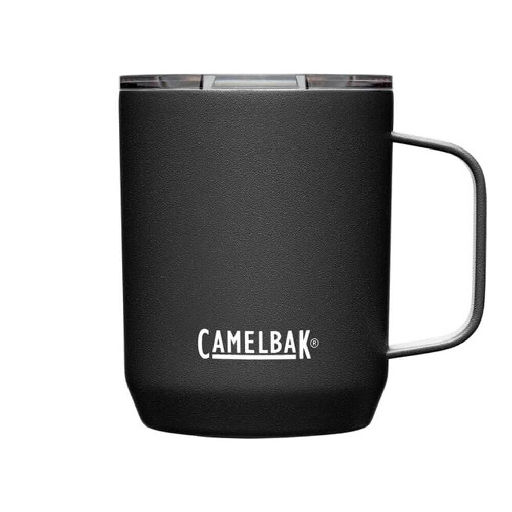 Caneca de acampamento isolada de aço inoxidável 0,35L