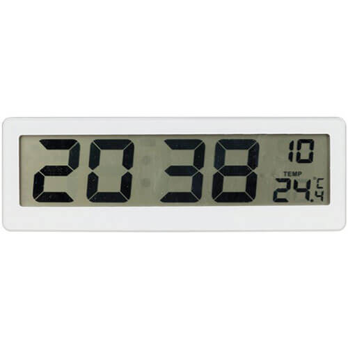 LCD Clock w/ Thermometer