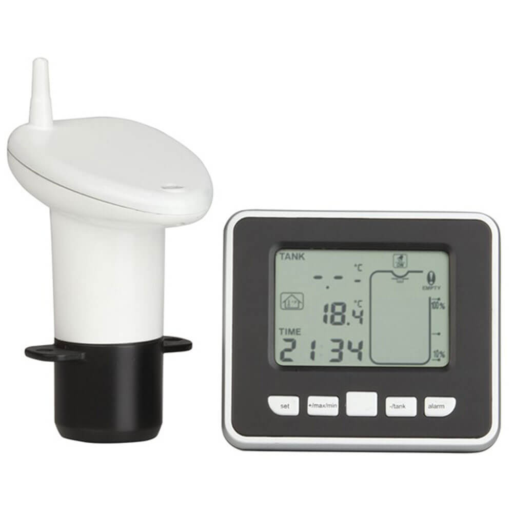 Ultrasonic Water Tank Level Meter w/ Thermo Sensor