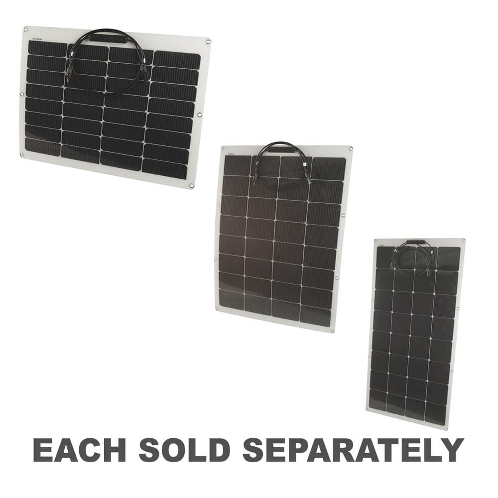 12V Semi Flexible Solar Panel w/ DF Technology