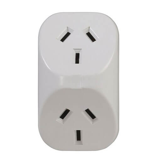 Mains Double Adaptor (Standard)