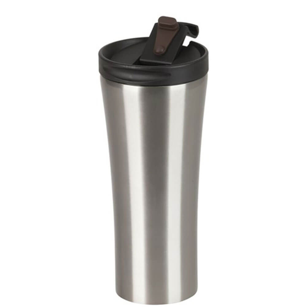 SS Double Wall Travel Mug Non-slip Base & Lid (470mL)