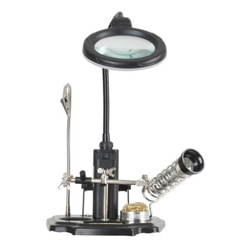 DuraTech LED Magnifying Lamp and Soldering Station