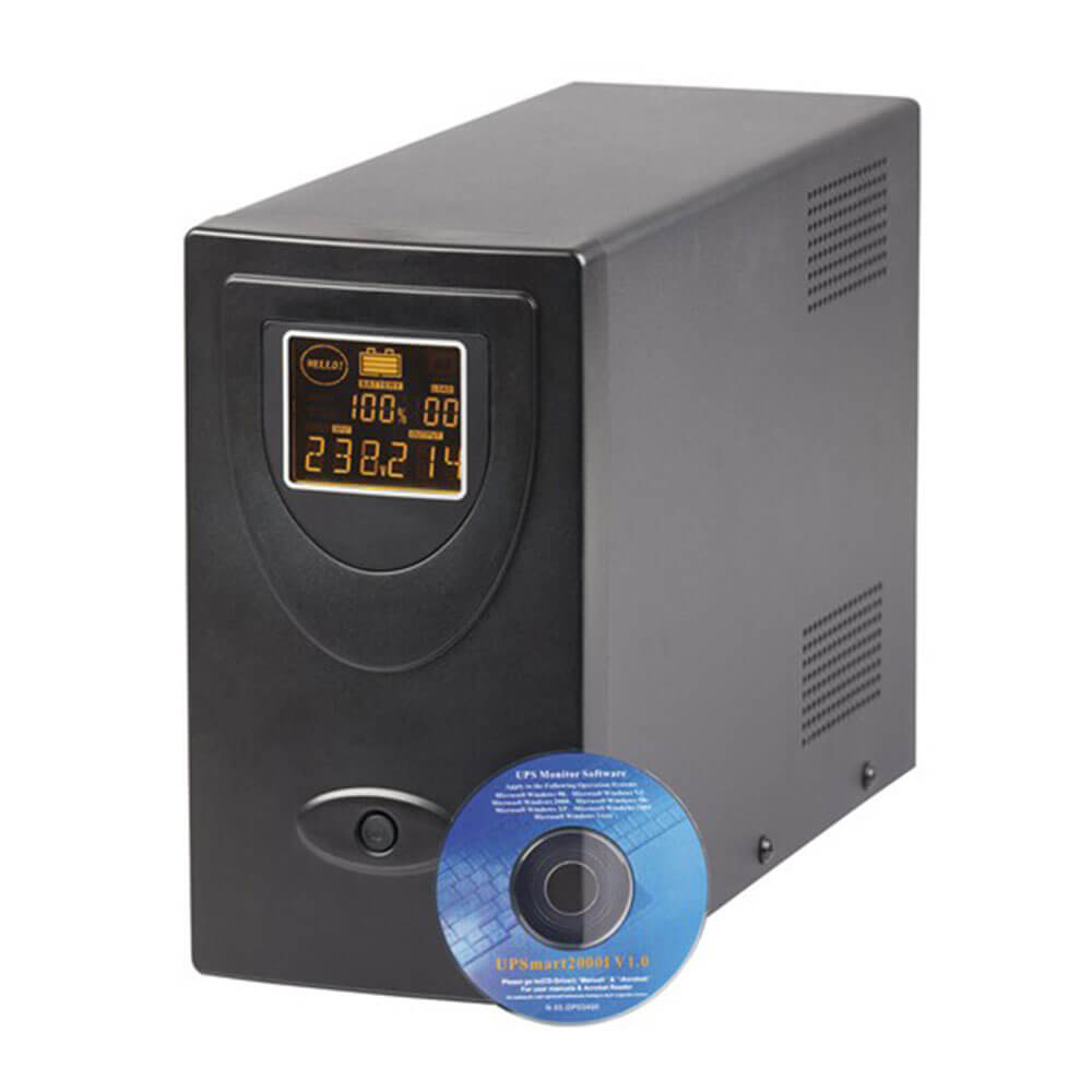 LCD Line Interactive UPS USB & LCD Disp (1500VA/900W 230VAC)