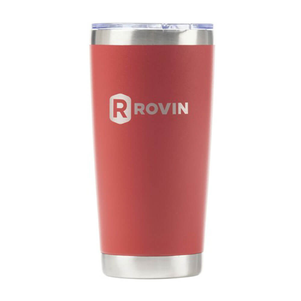 プッシュ蓋付きのRovin Stainless Steel Cup（590ml）