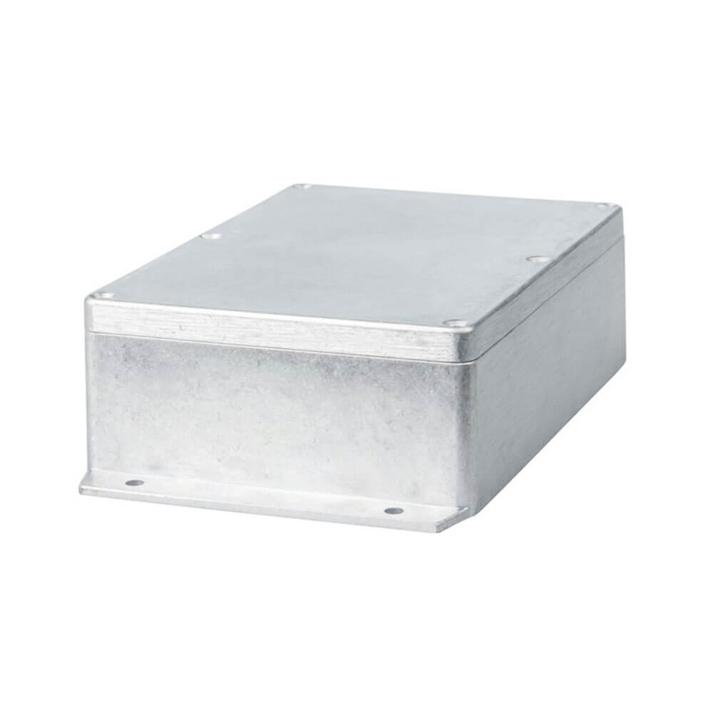 Caja de aluminio sellada con brida