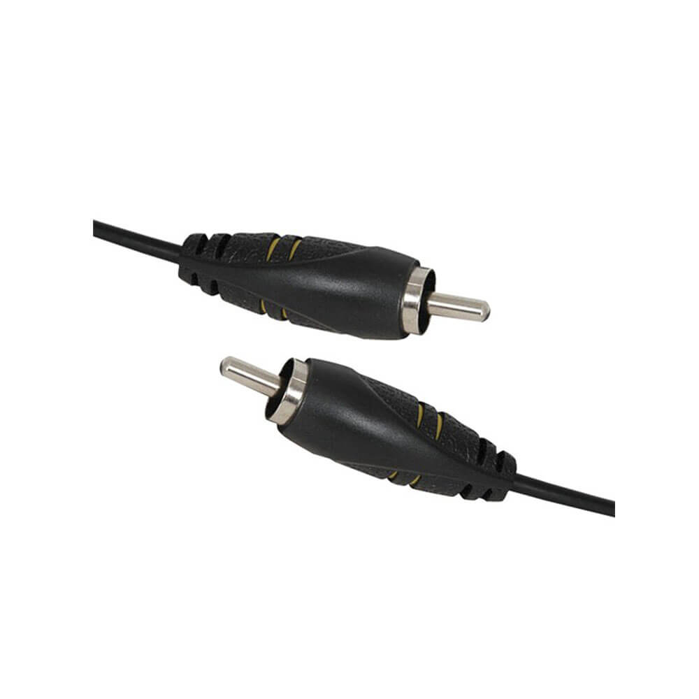 RCA Plug to Plug RG59U Coaxial Cable (Yellow)