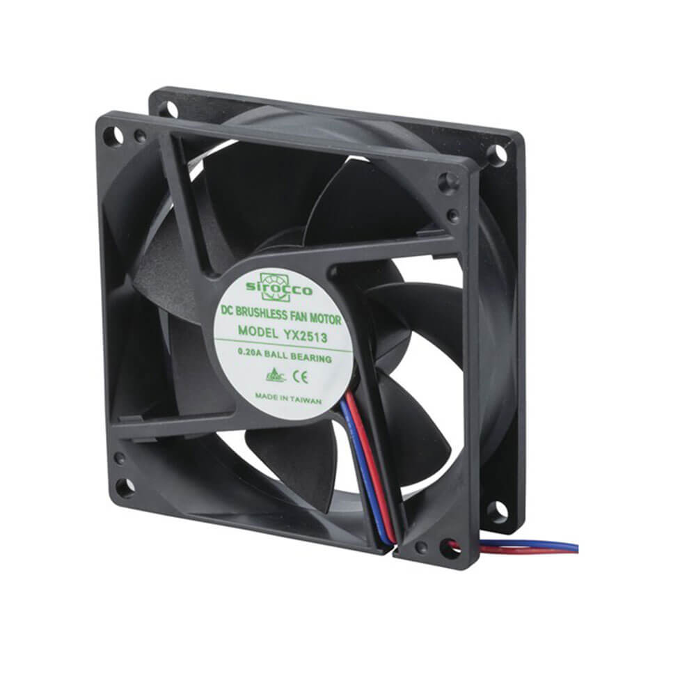 Sirocco Wire Ball Bearing Fan (12VDC)