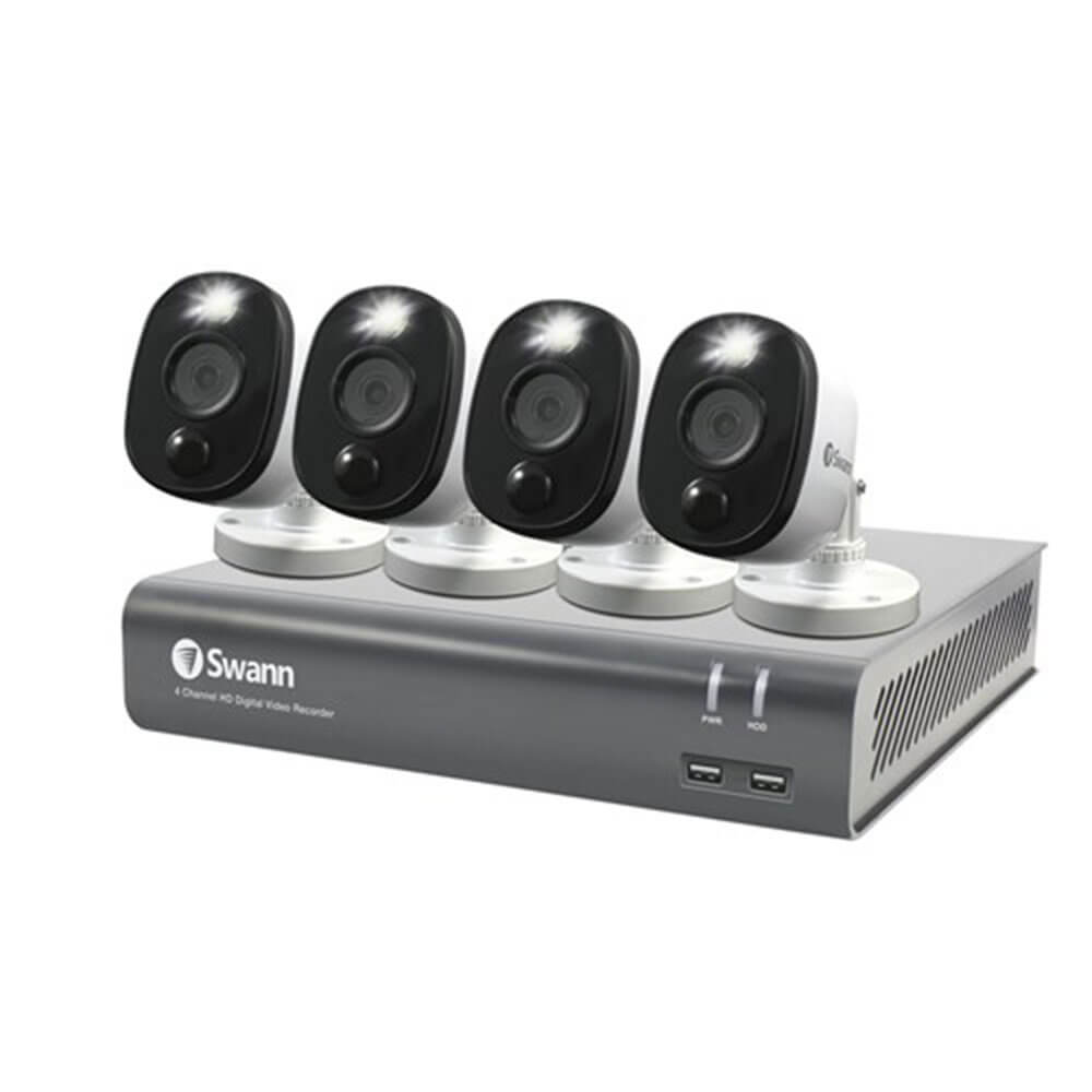 Swann overvåkningssystem 1080p (4pcs kamera)