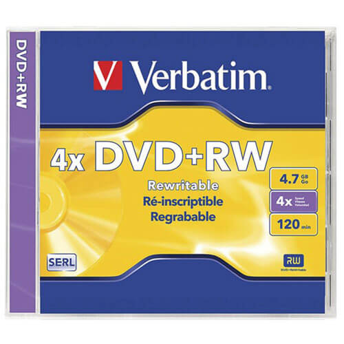 Verbatim DatalifePlus SERL Disc with Case 4.7GB