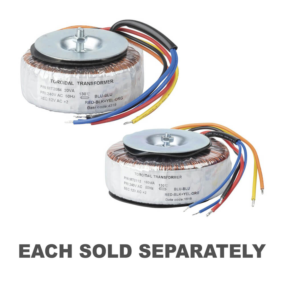 Toroidal Low Profile Transformer (12+12V)