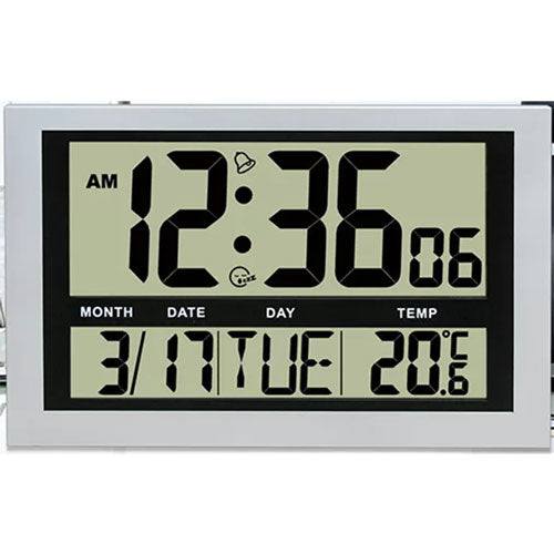 Jumbo LCD Calendar Clock