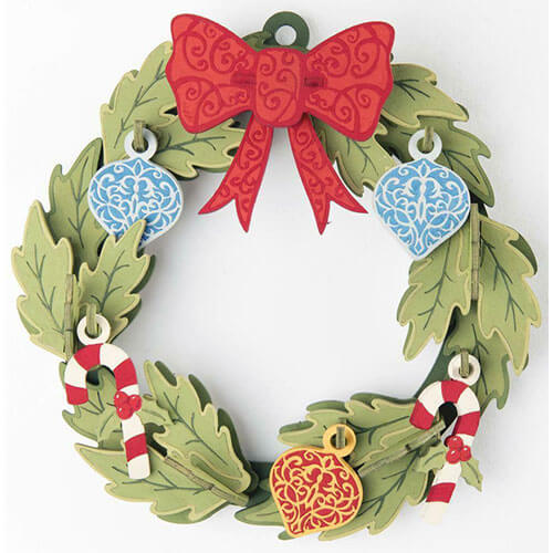 Incredibuilds Christmas Holiday Coll. Wreath 3D Wood Model