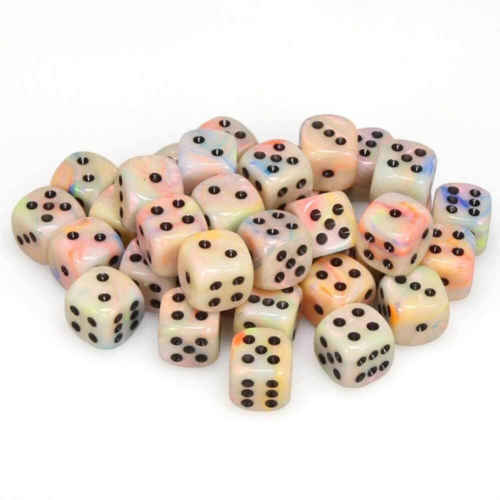 D6 DICE FESTIEF 12 mm (36 dobbelstenen)