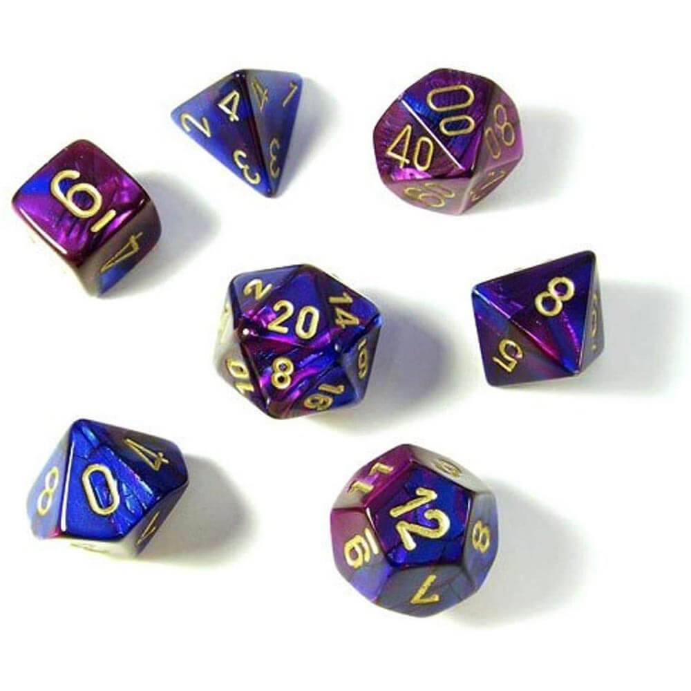 D7 Die Set Dice Gemini Poly (7 dés)