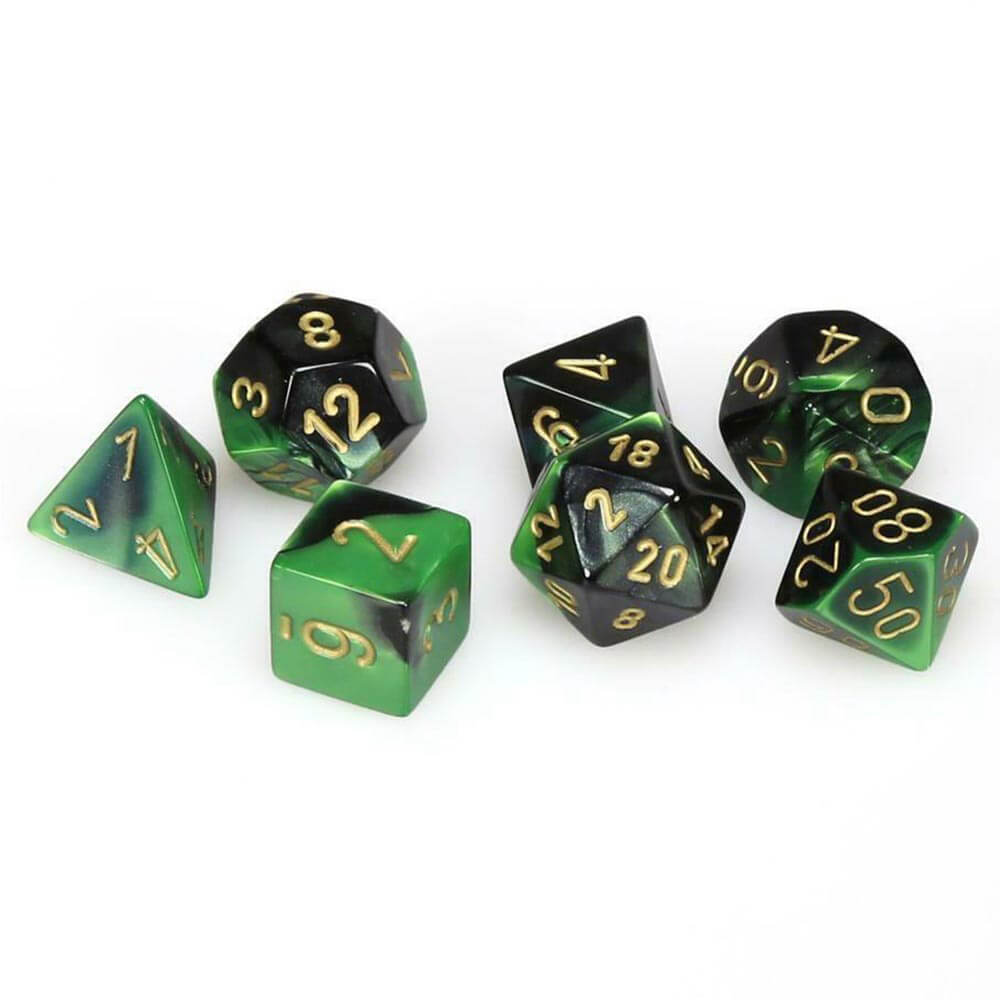 D7 Die Dice Gemini Poly (7 dados)