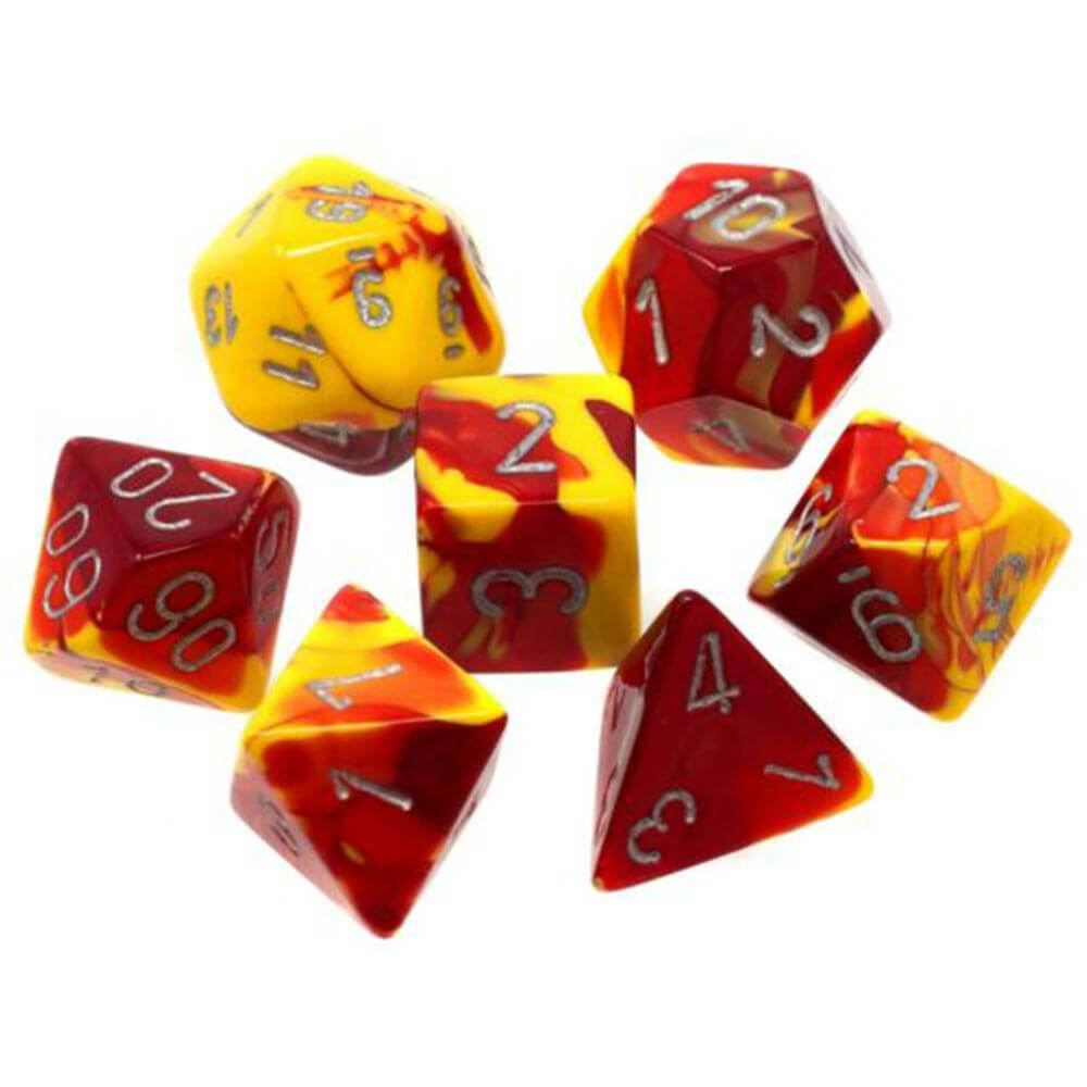 D7 Die Set Dice Gemini Poly (7 Dice)