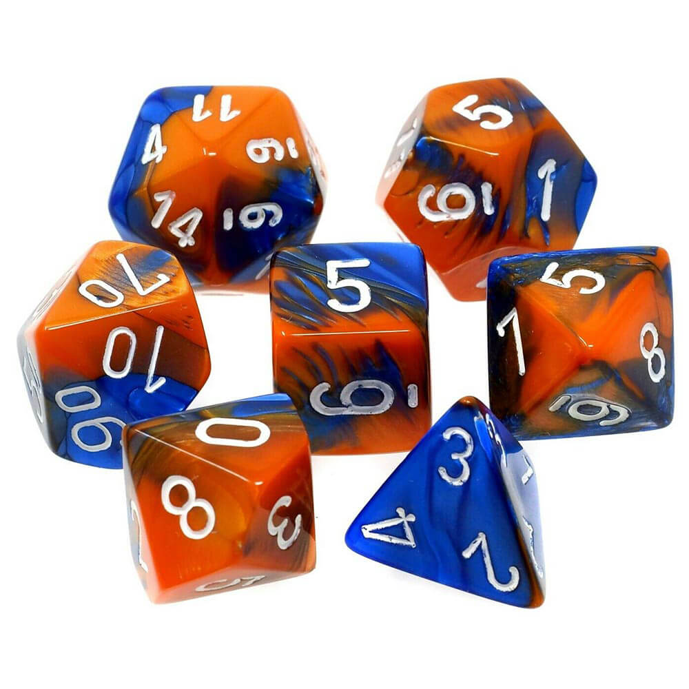  D7 Die Set Würfel Gemini Poly (7 Würfel)