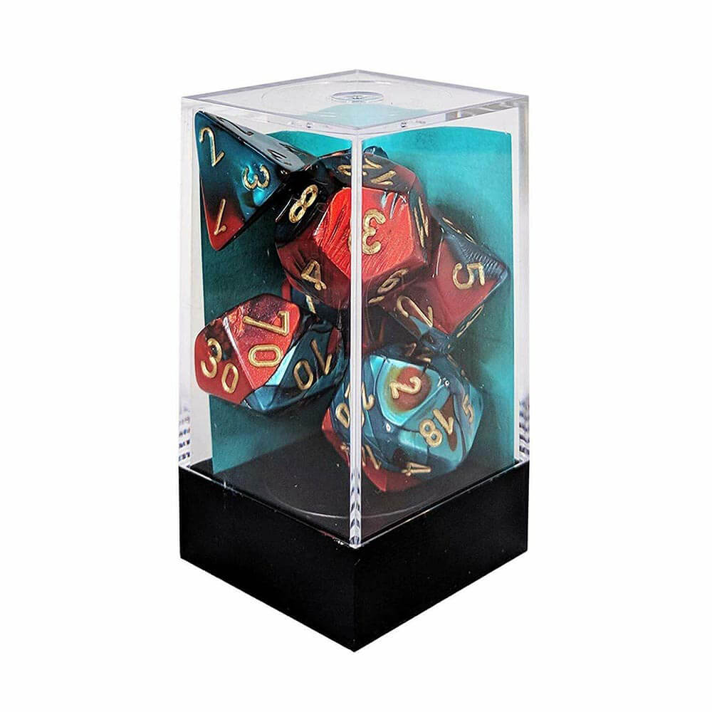 D7 Definir Dice Gemini Poly (7 Dados)