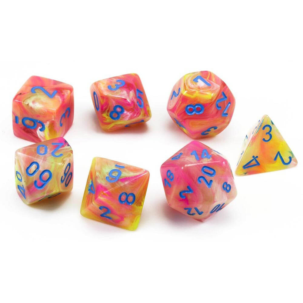 D7-Die Set Dice (7 tärningar i display)