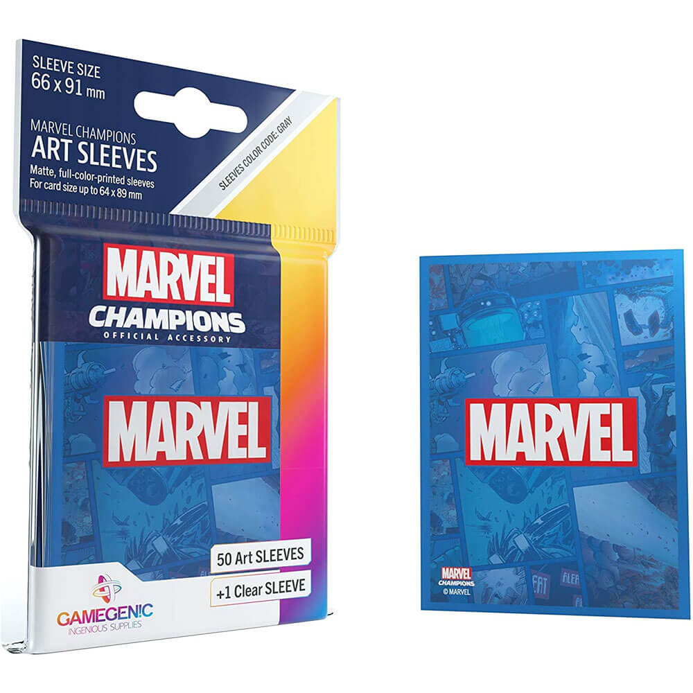 Maniche d'arte Marvel Champions (50/pacchetto)