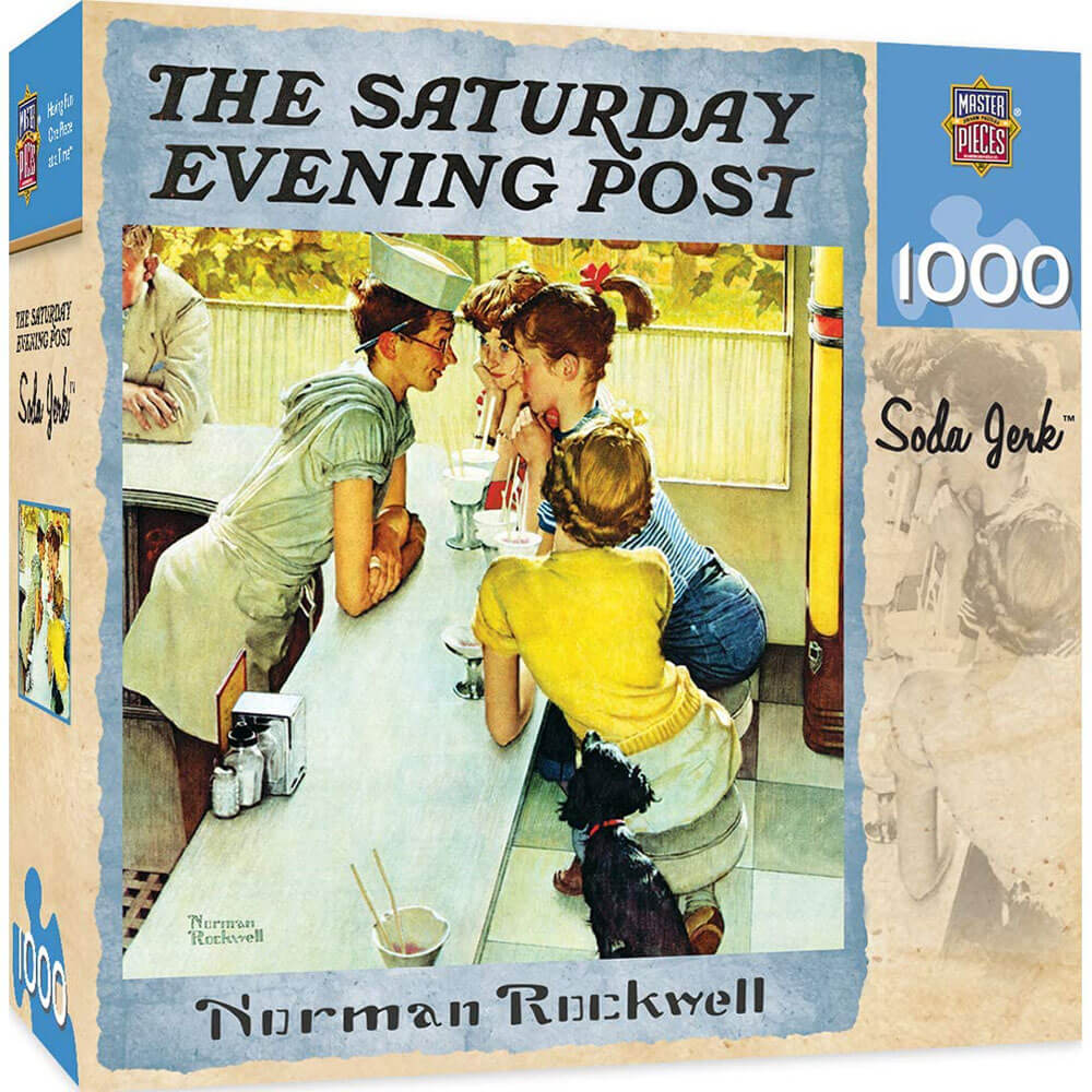 Das 1000-teilige Puzzle „Saturday Evening Post“.