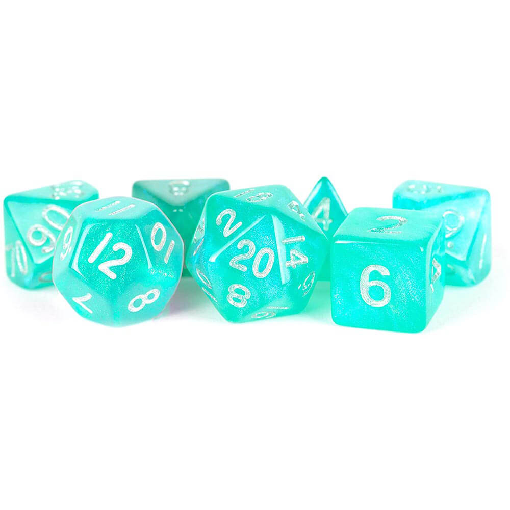 MDG Stardust akryl 16mm Poly Dice Set