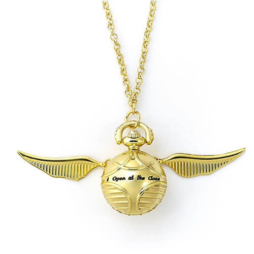 Harry Potter Watch Golden Snitch Watch Necklace