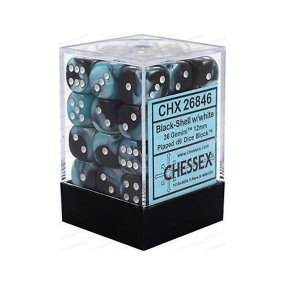 D6 DICE GEMINI 12MM (36 DICE)